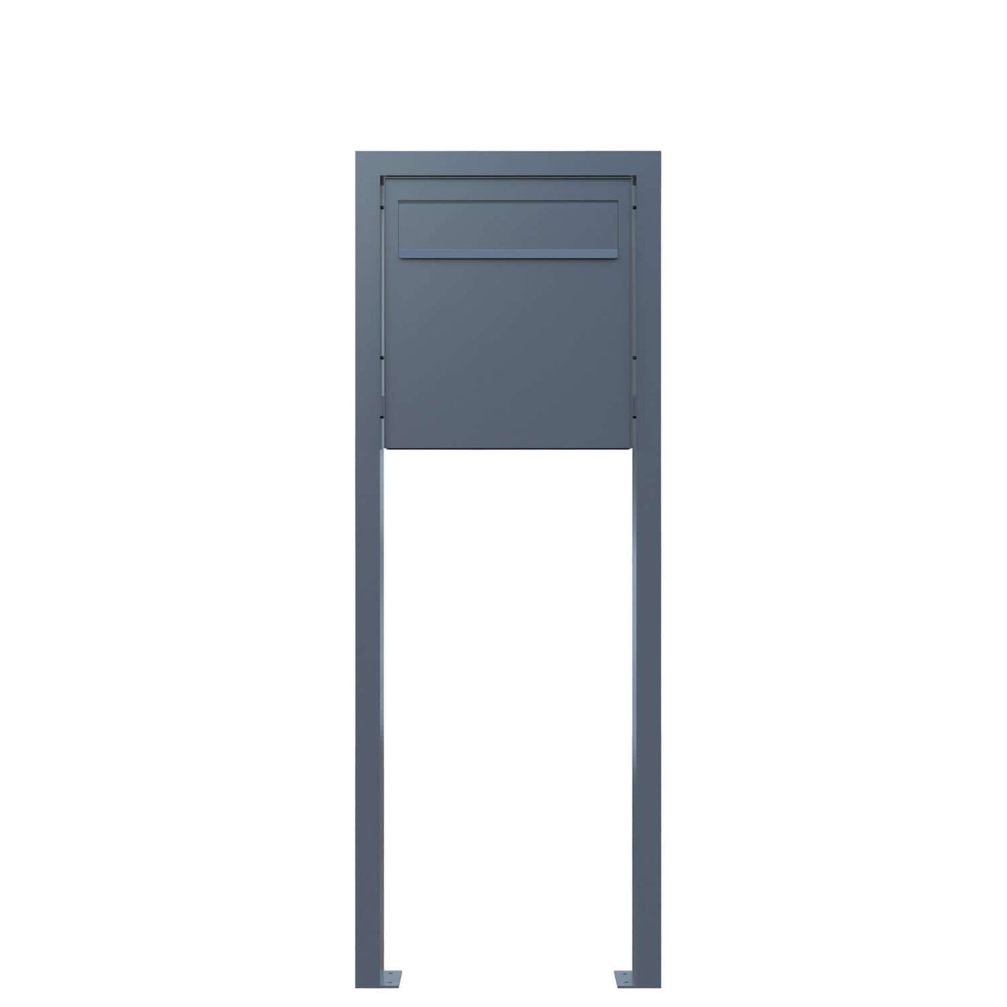 Stand Gate Keeper by Bravios - Modern passthrough anthracite mailbox