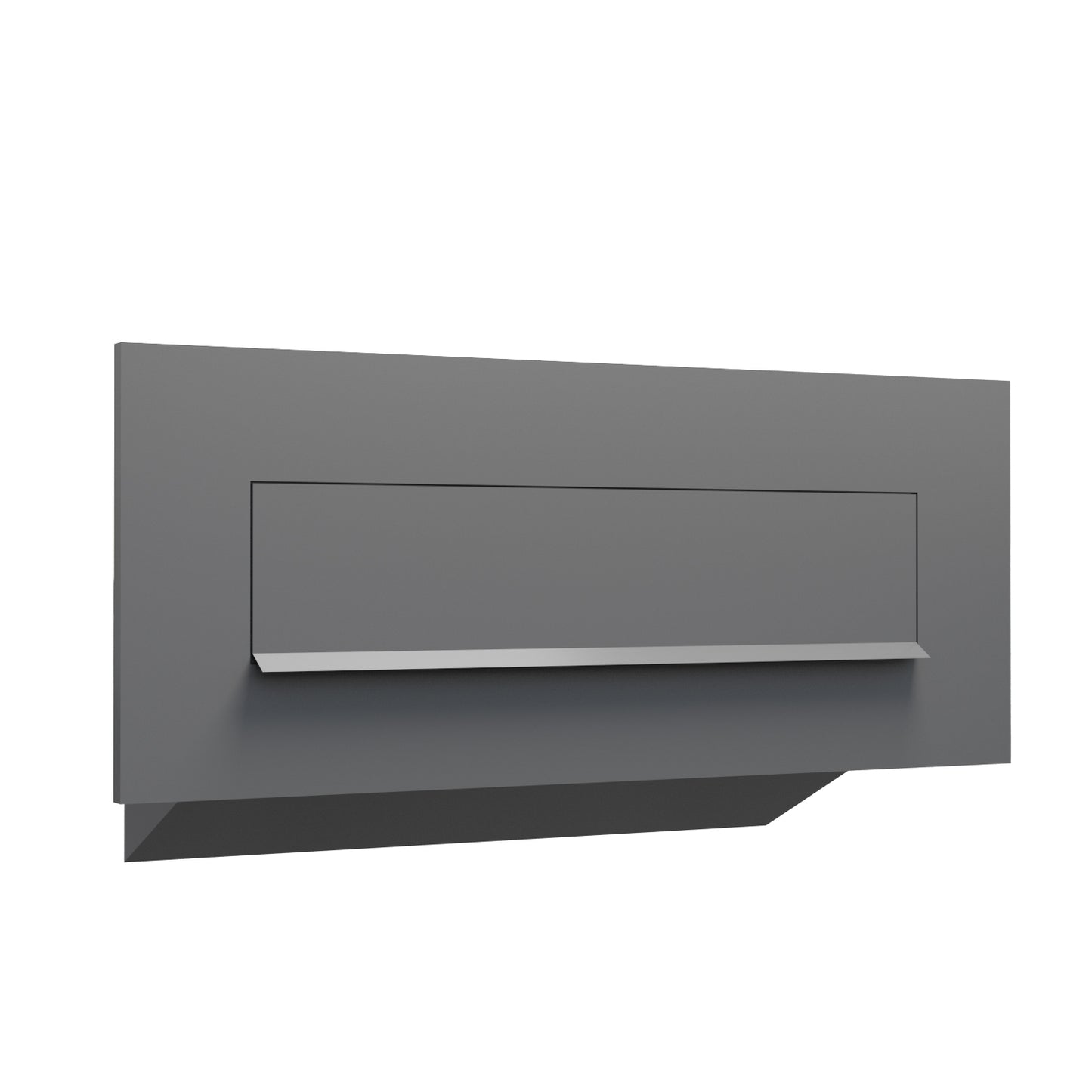 NOVA by Bravios - Modern built-in anthracite mailbox