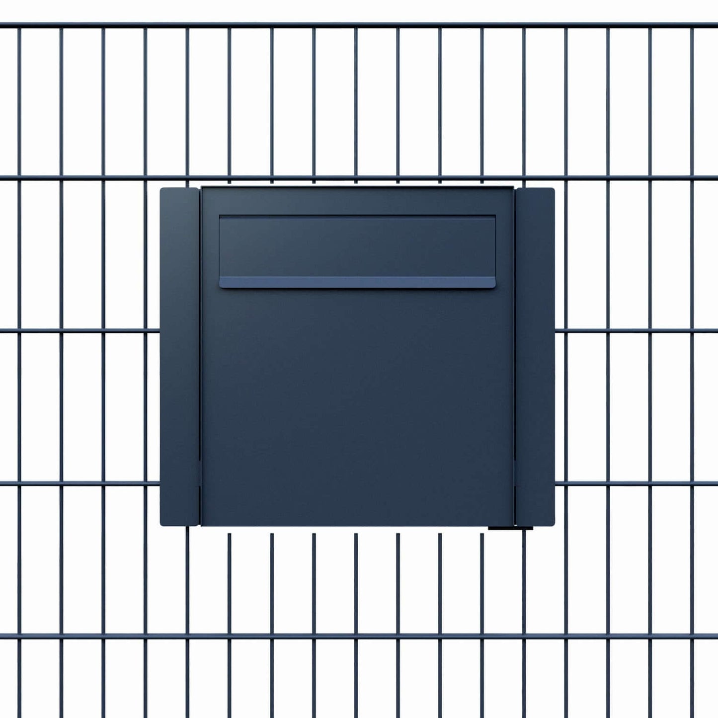 Gate Keeper by Bravios - Modern black mailbox for fences and walls