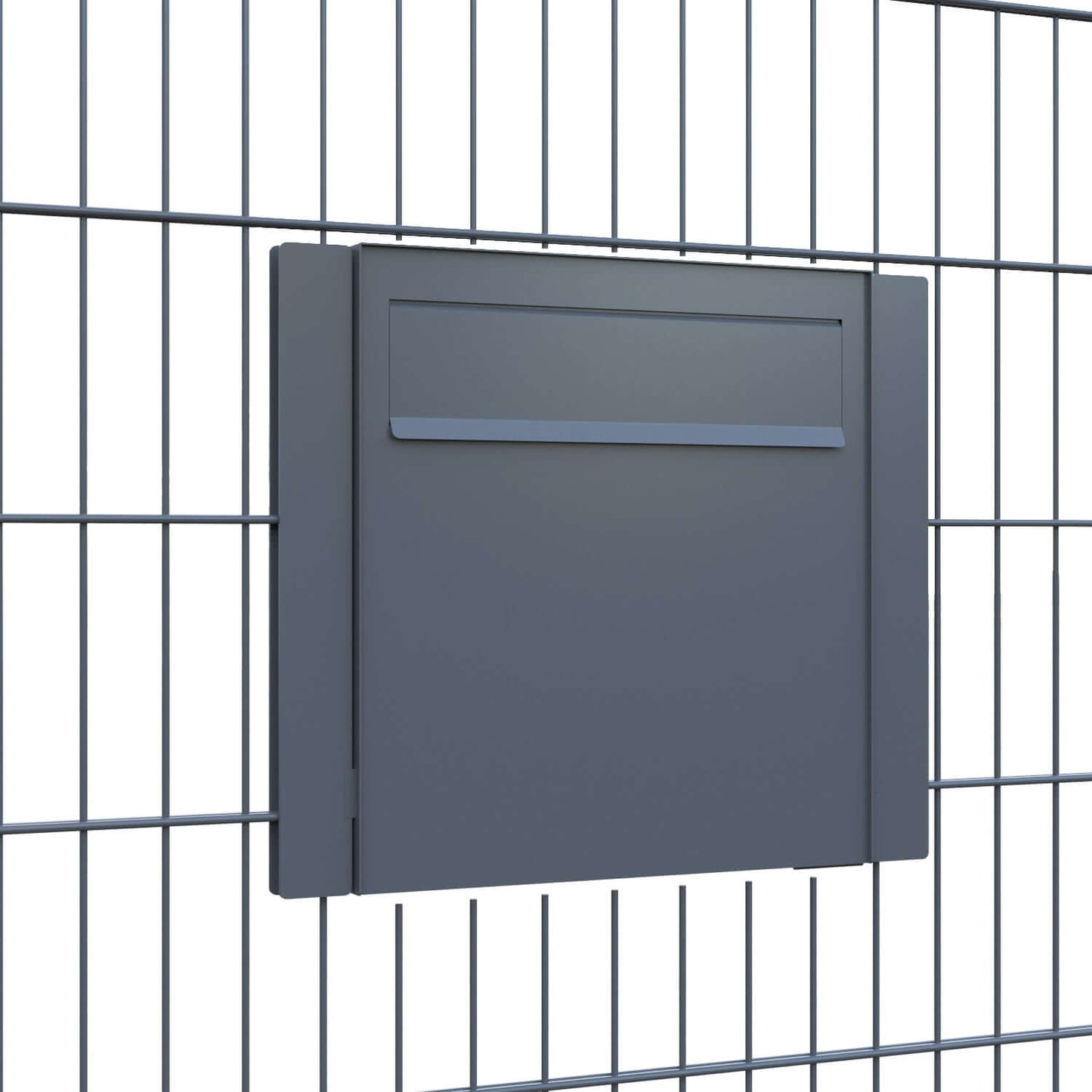 Gate Keeper by Bravios - Modern anthracite mailbox for fences and walls