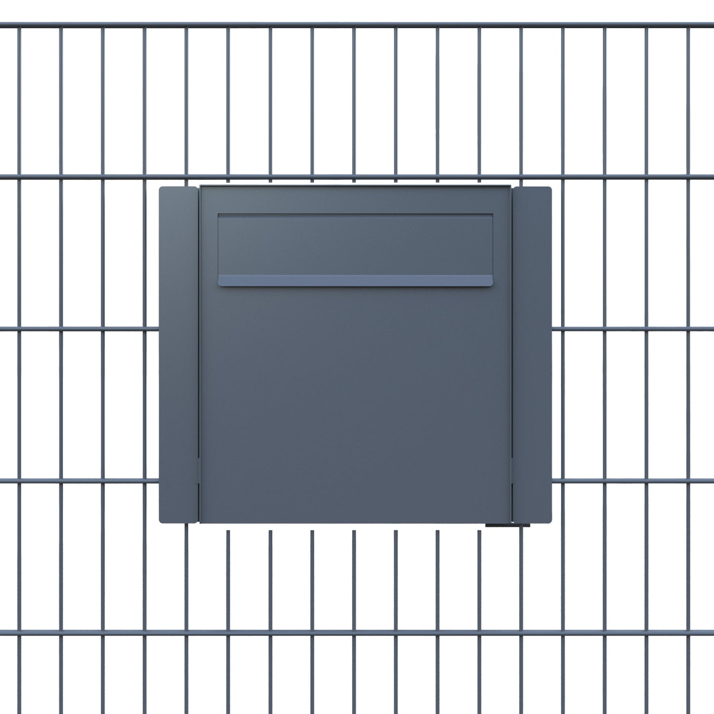 Gate Keeper by Bravios - Modern black mailbox for fence