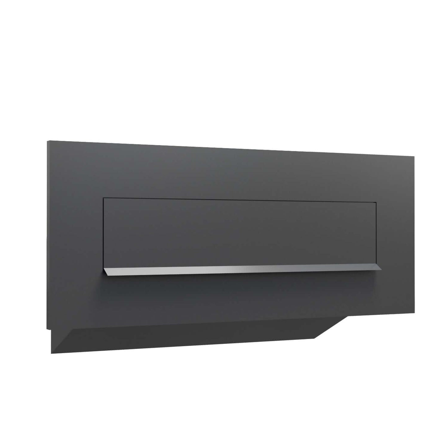 NOVA by Bravios - Modern built-in black mailbox