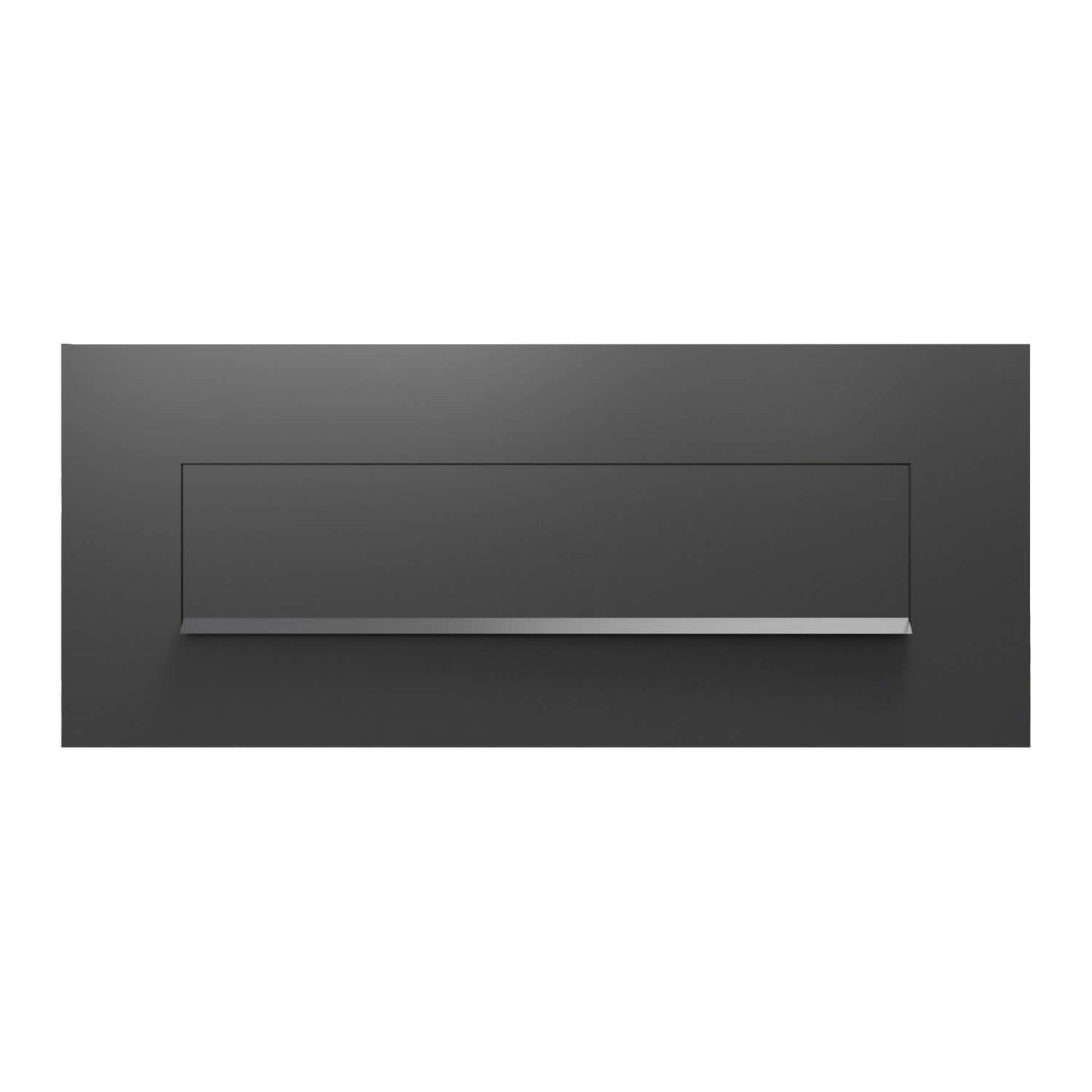 NOVA by Bravios - Modern built-in black mailbox