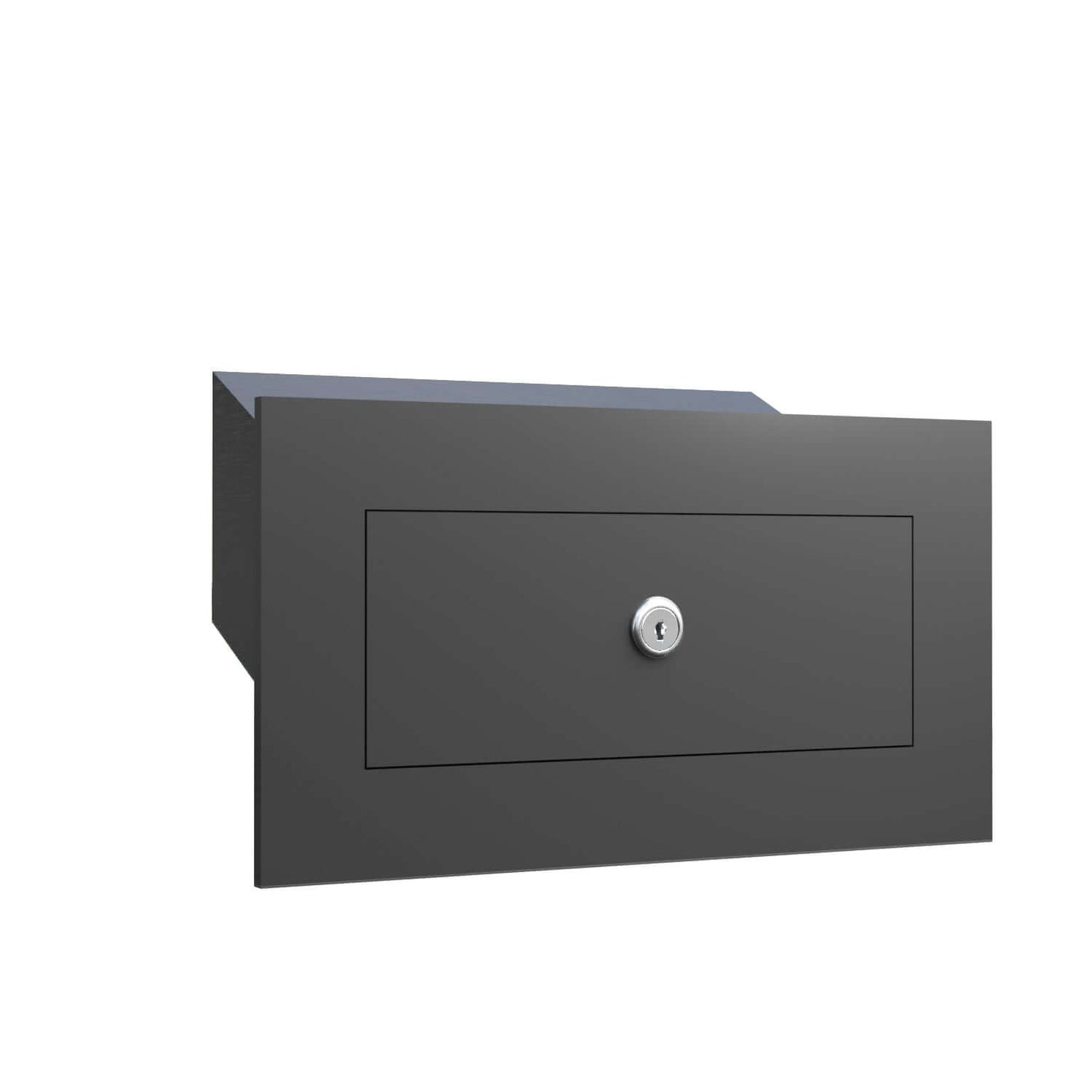 NOVA by Bravios - Modern built-in black mailbox