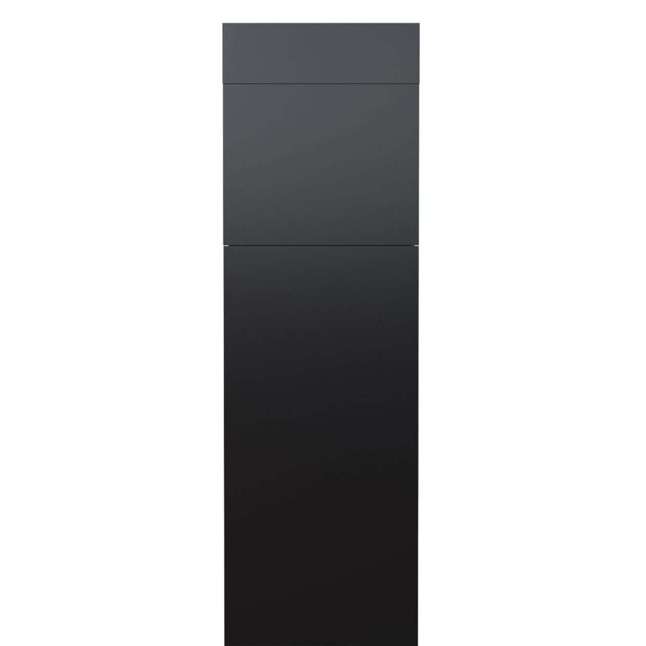 THE BOX by Bravios - Modern stand-alone black mailbox
