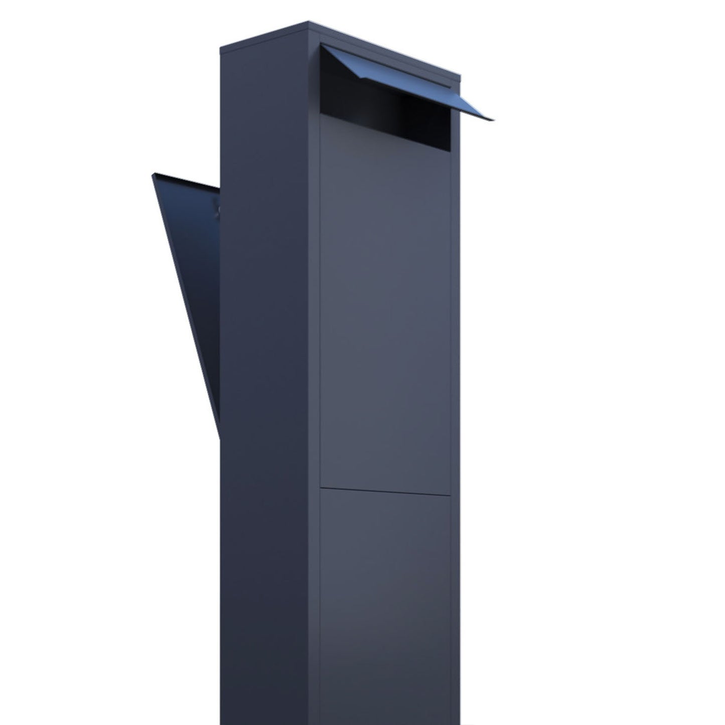 TORRENT by Bravios - Modern stand-alone black mailbox