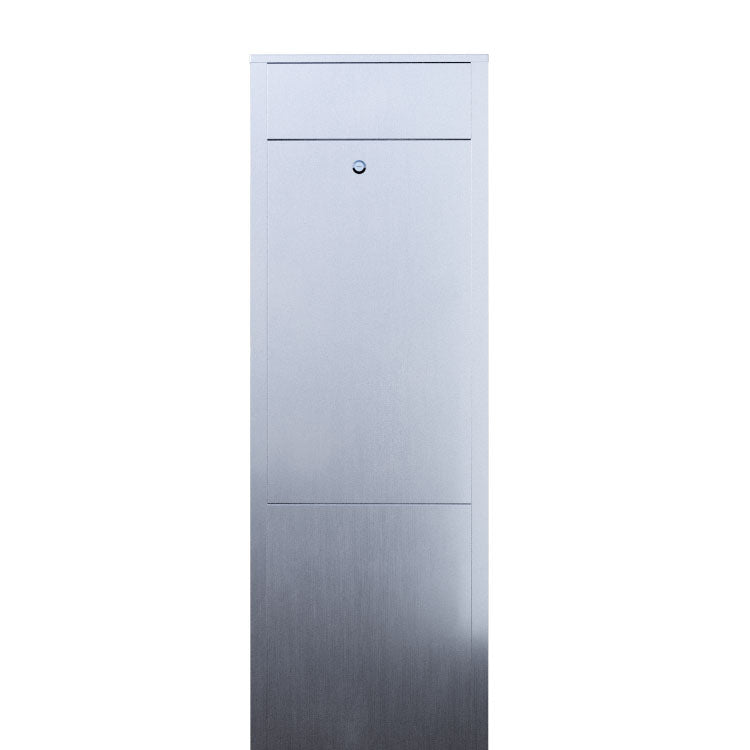 TORRENT by Bravios - Modern stand-alone stainless steel mailbox