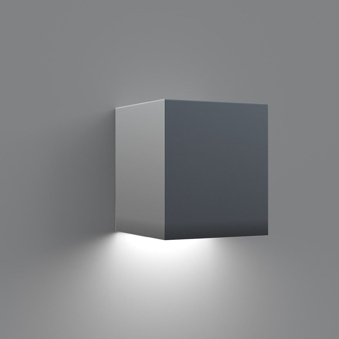 CUBE QUATRO - Contemporary, designer LED outdoor wall light in anthracite