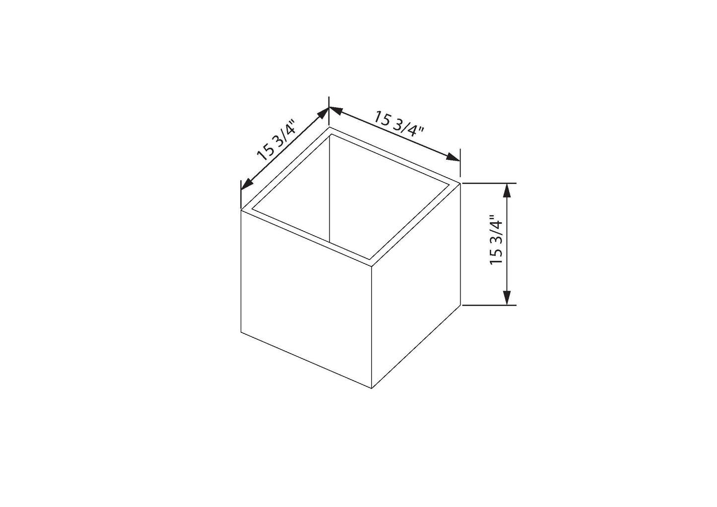 KUBUS - Contemporary, designer planter in high durability colors