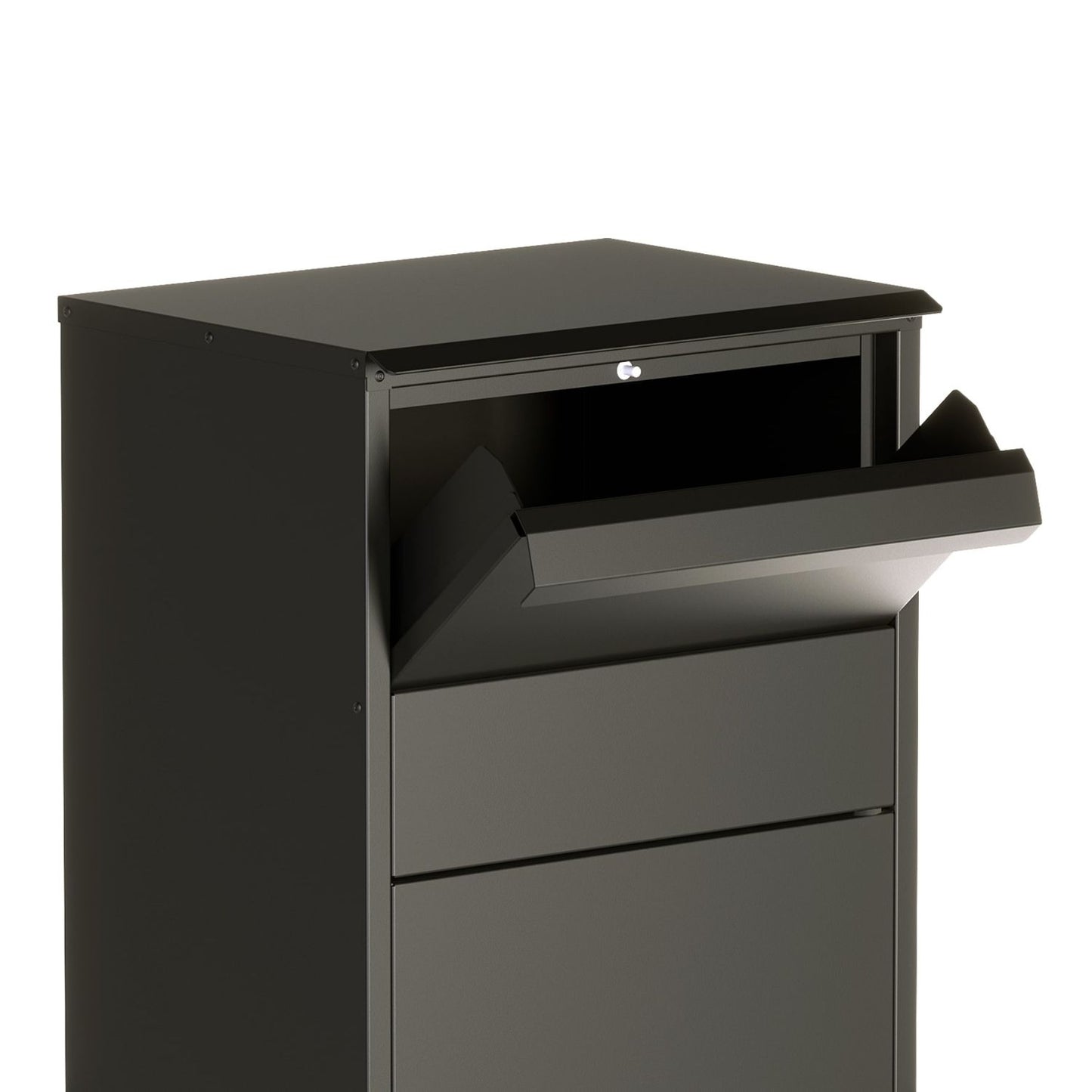 AKSEL by Bravios - Large Modern Parcel Box in black
