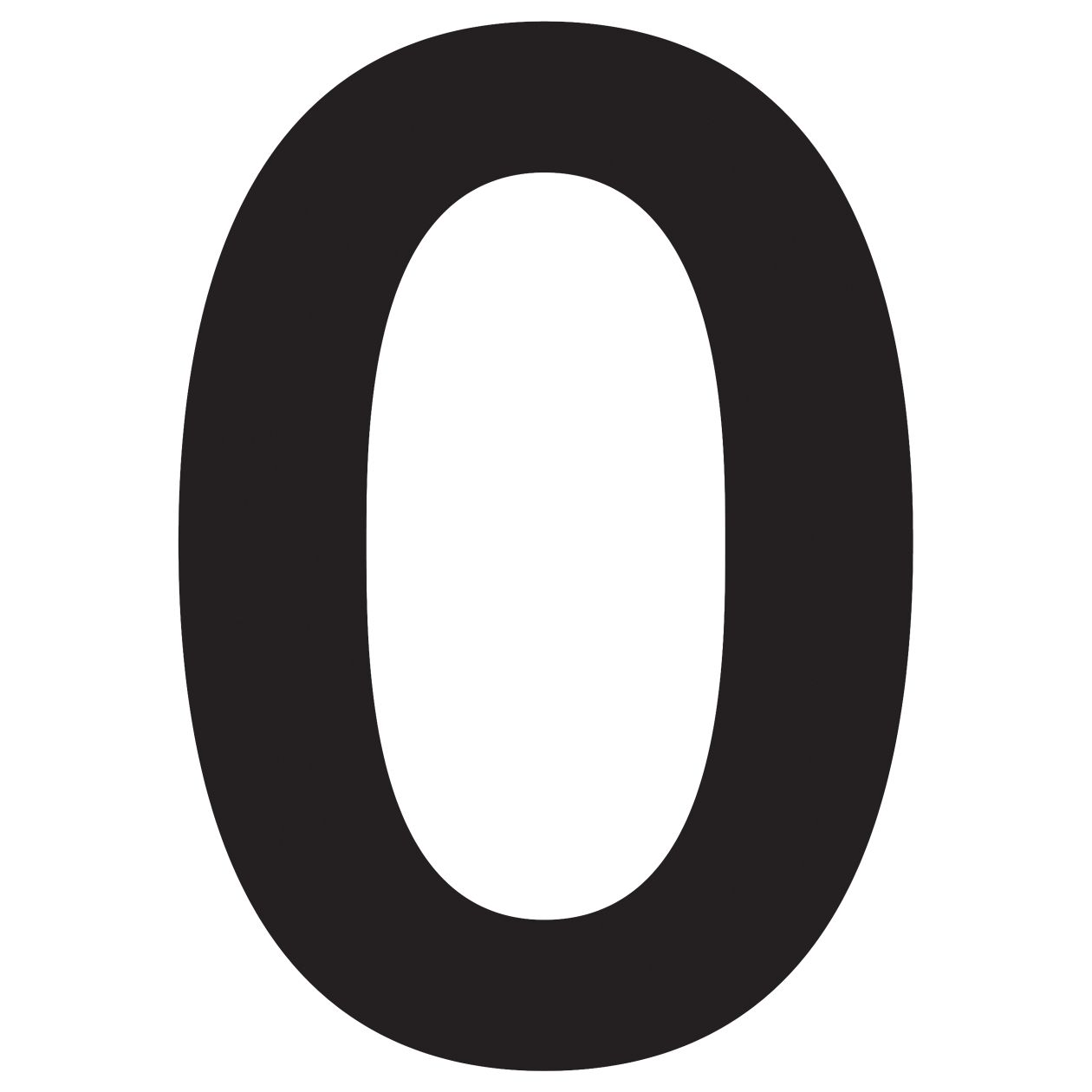 House Numbers by Bravios in black