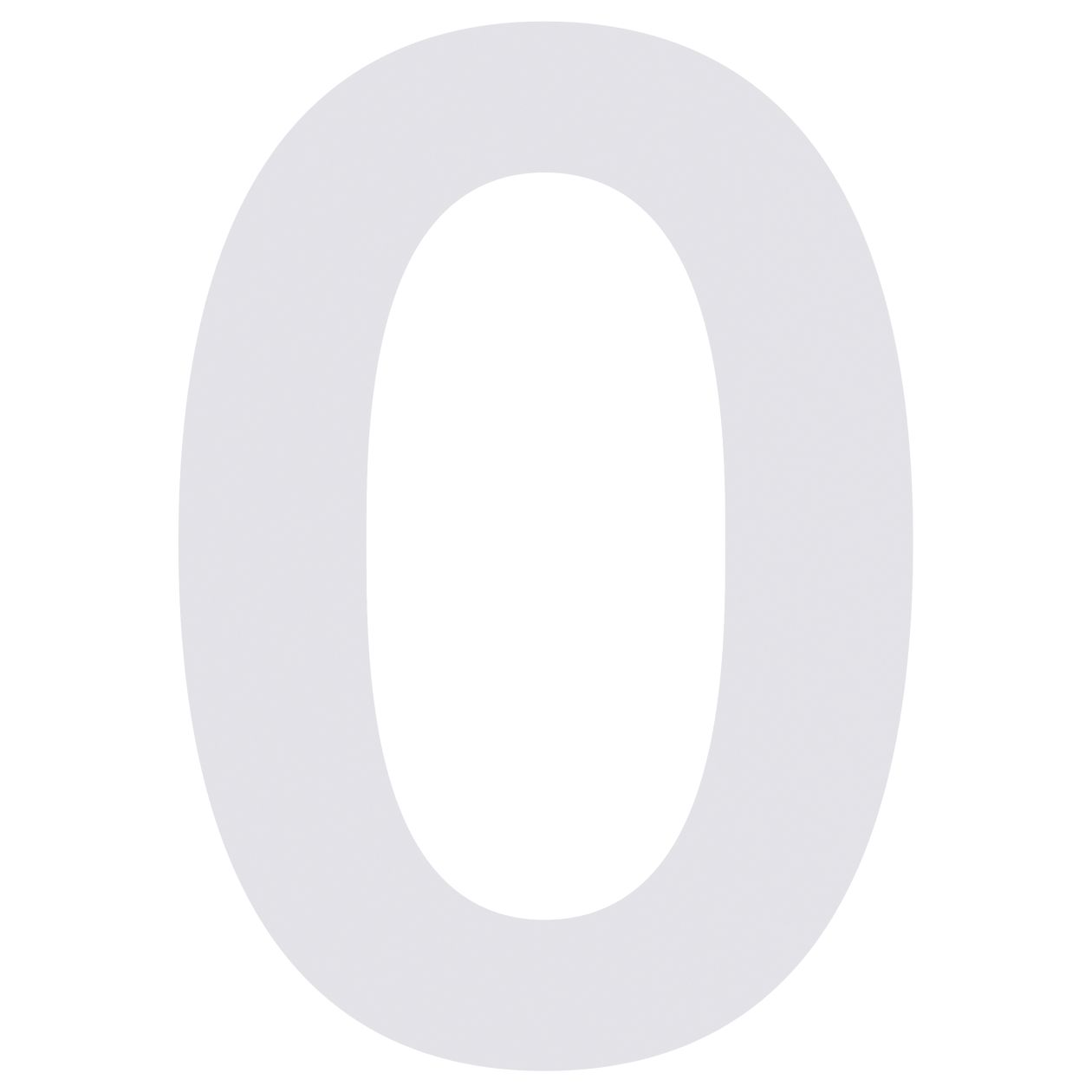 House Numbers by Bravios in white