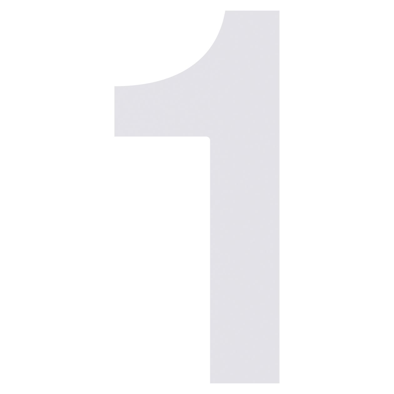 House Numbers by Bravios in white