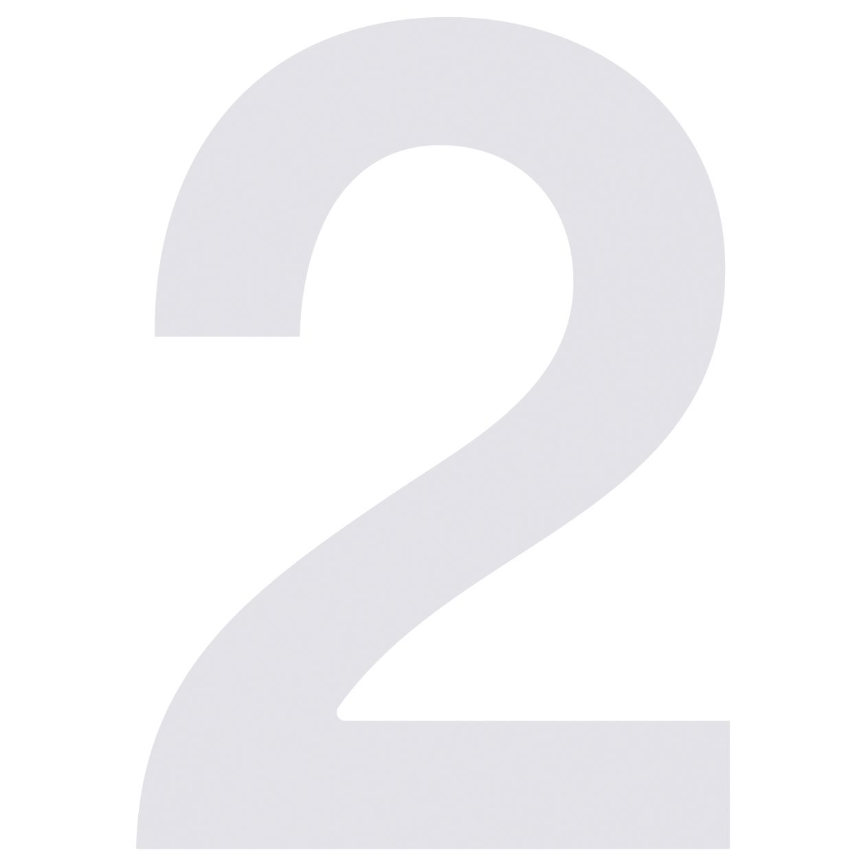 House Numbers by Bravios in white