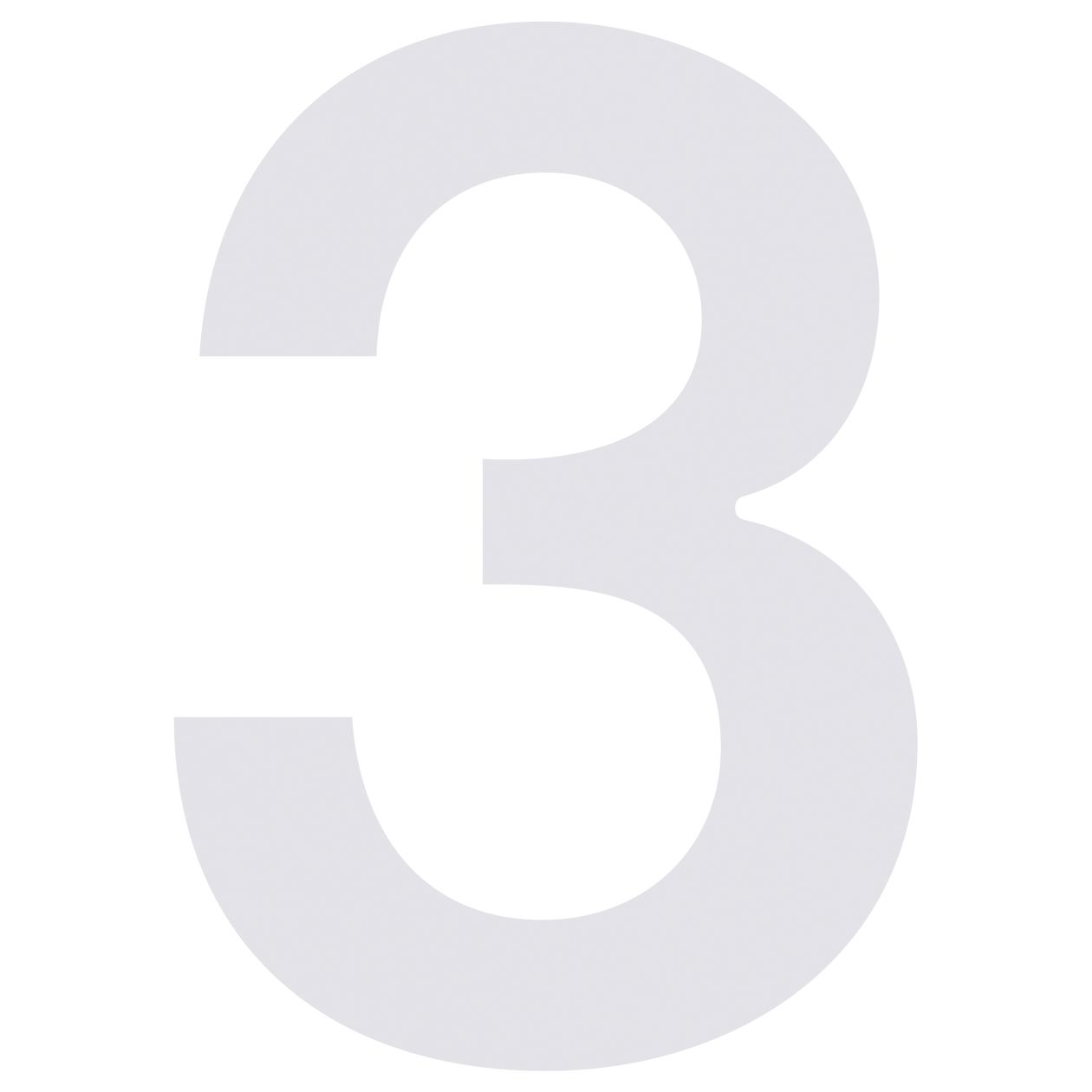 House Numbers by Bravios in white