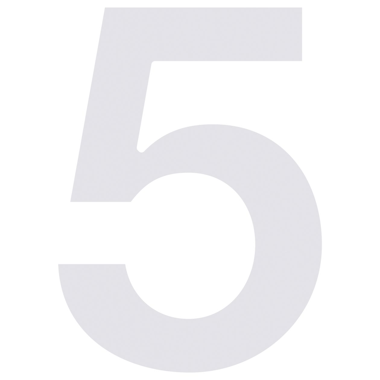 House Numbers by Bravios in white