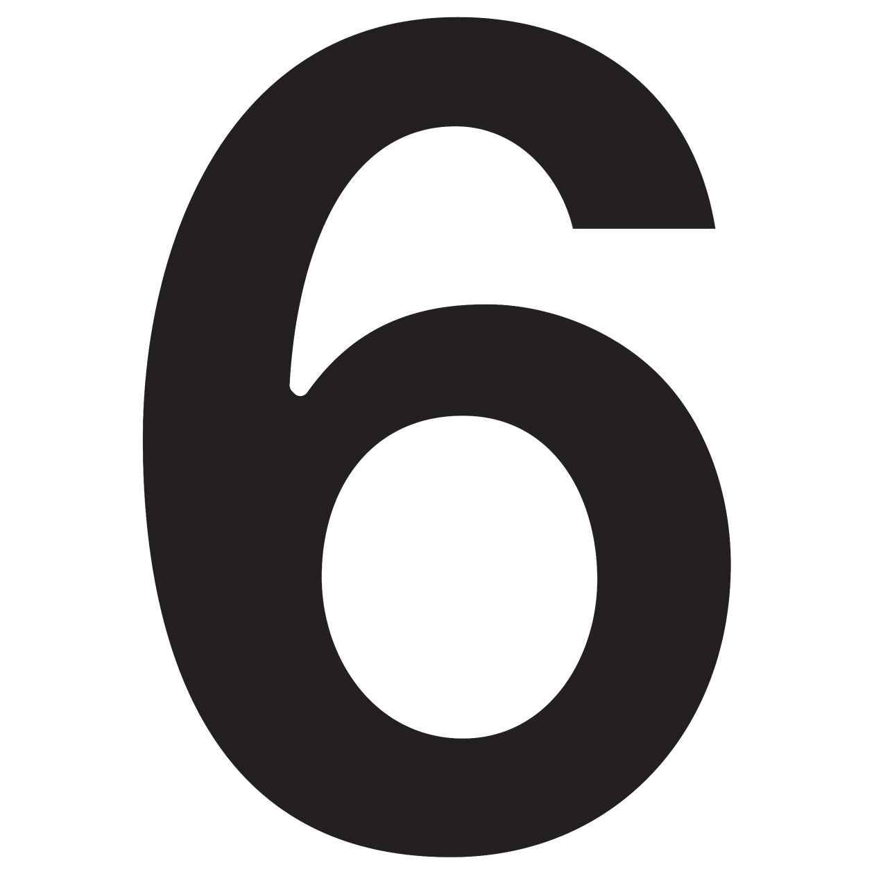 House Numbers by Bravios in black