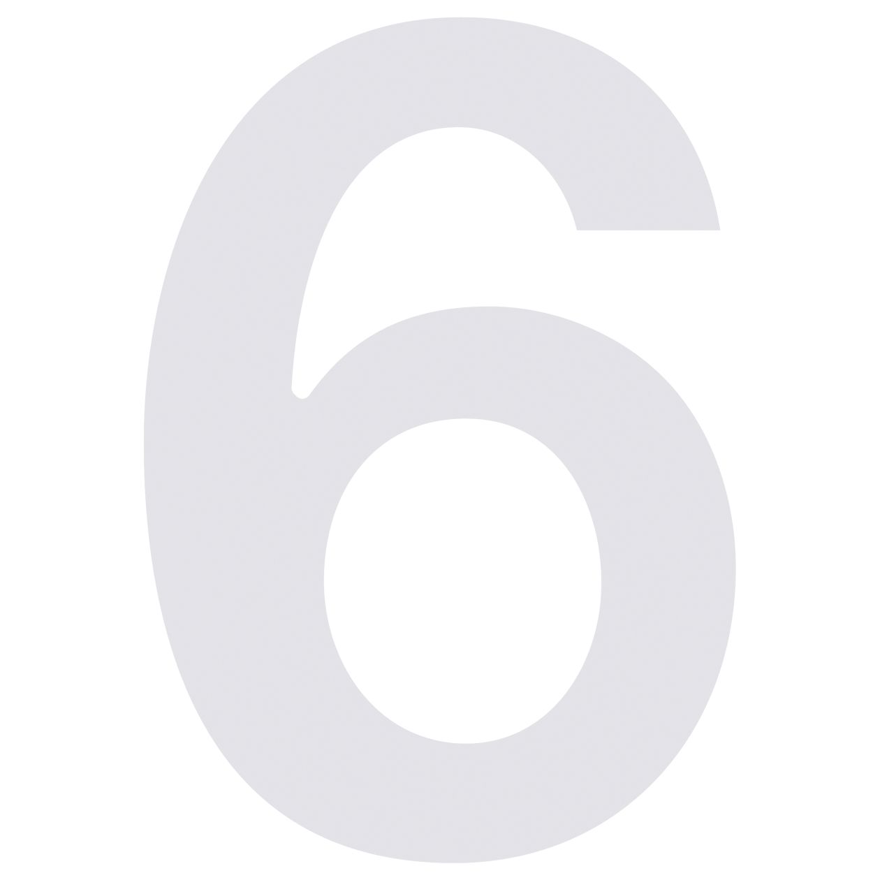 House Numbers by Bravios in white