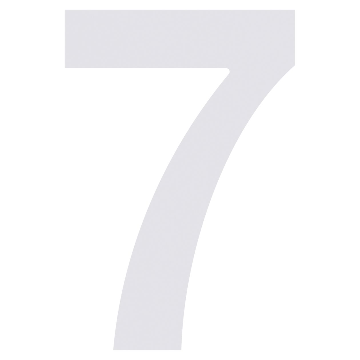 House Numbers by Bravios in white