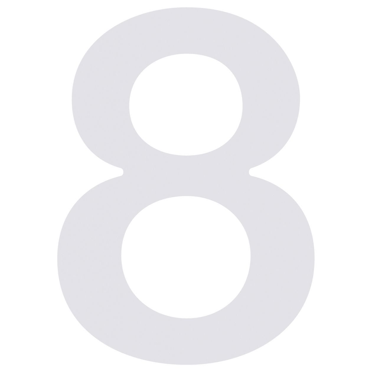 House Numbers by Bravios in white