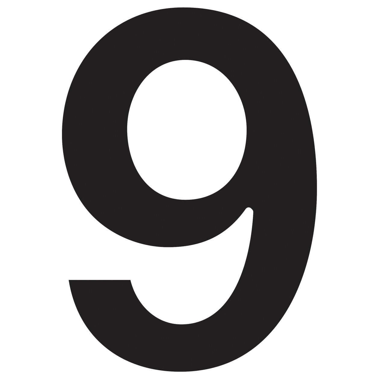 House Numbers by Bravios in black