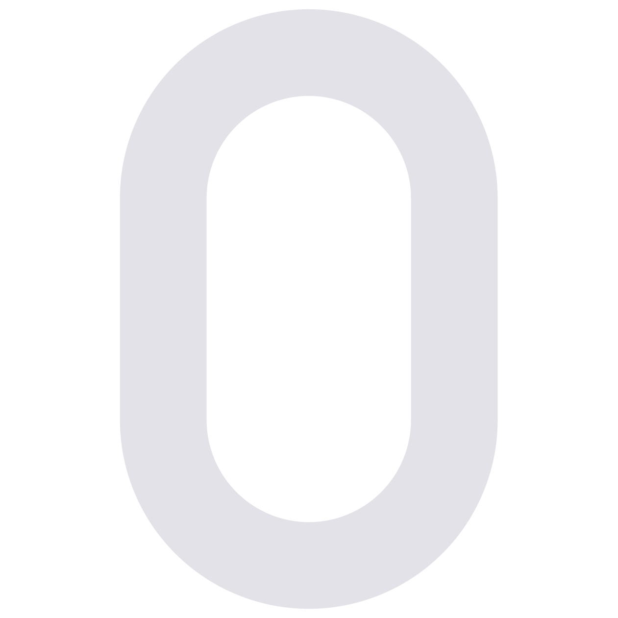 Adhesive street numbers for mailboxes in white