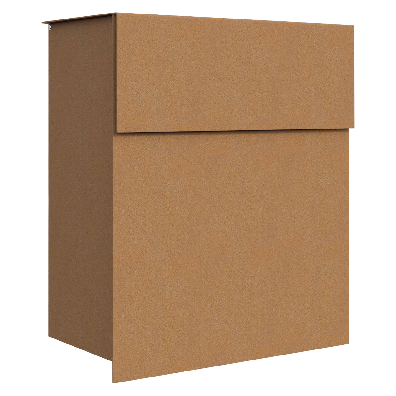 ALTO by Bravios - Modern wall-mounted rust mailbox