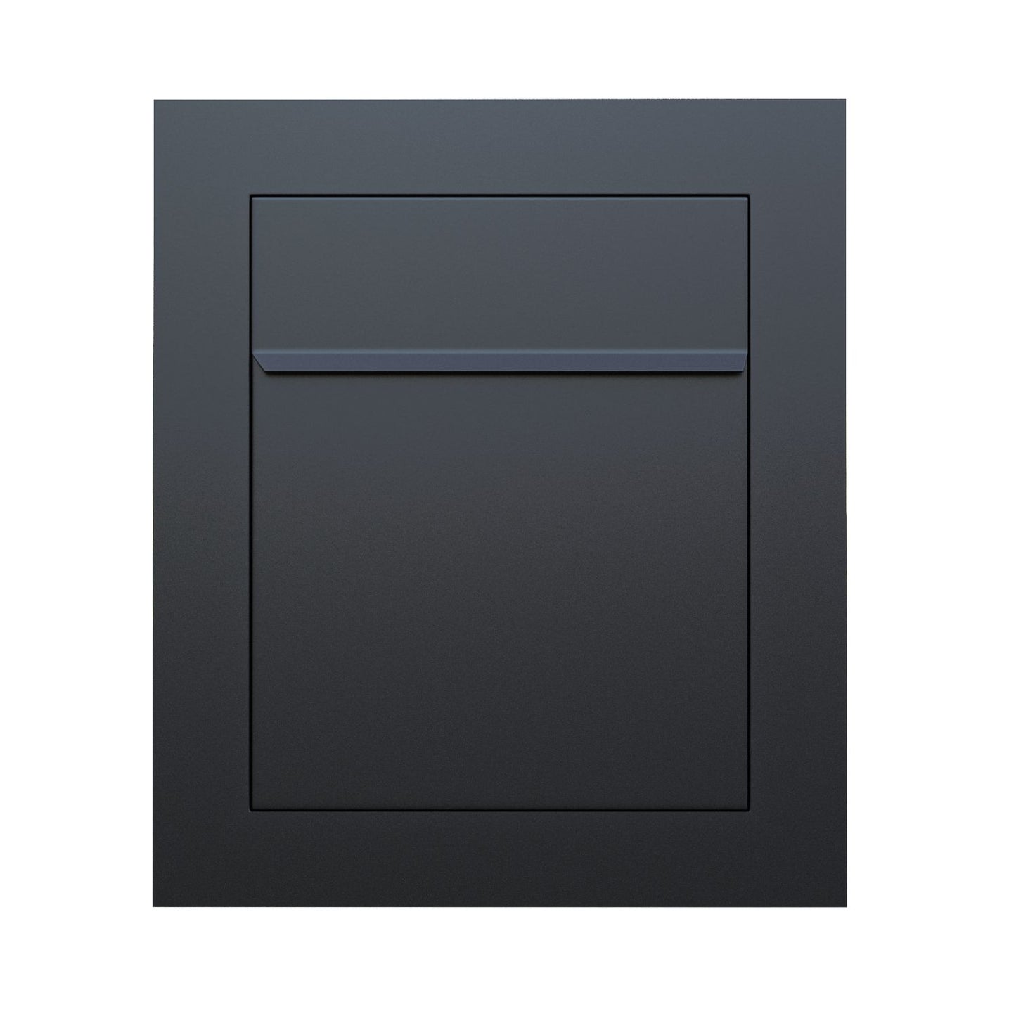 BARI by Bravios - Modern built-in black mailbox