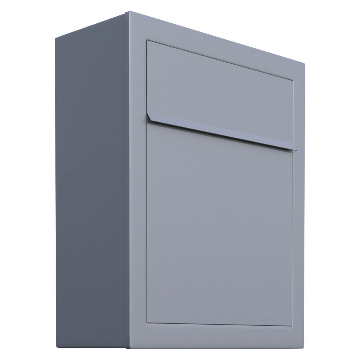 BASE by Bravios - Modern wall-mounted gray mailbox