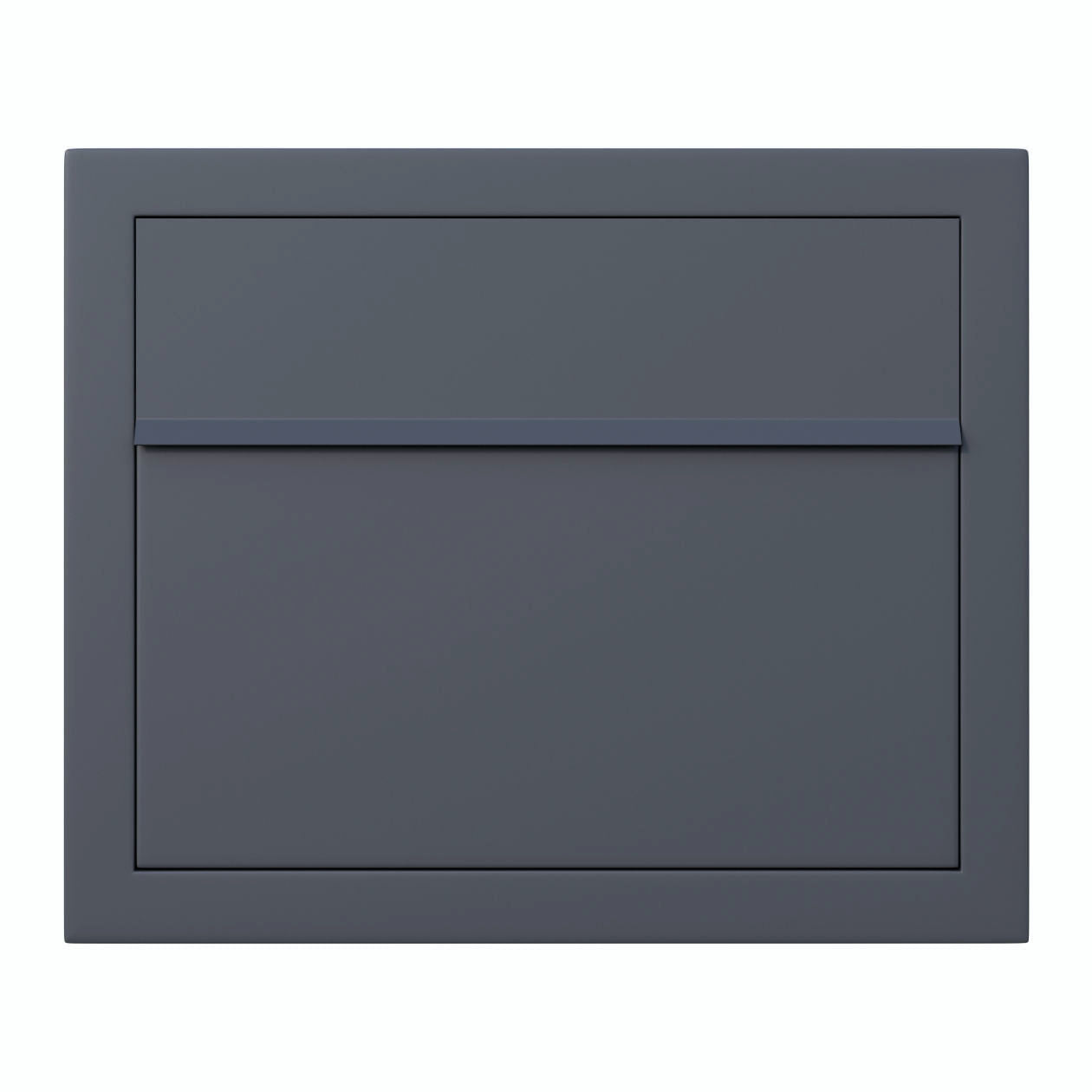 ELEGANCE by Bravios - Modern wall-mounted anthracite mailbox