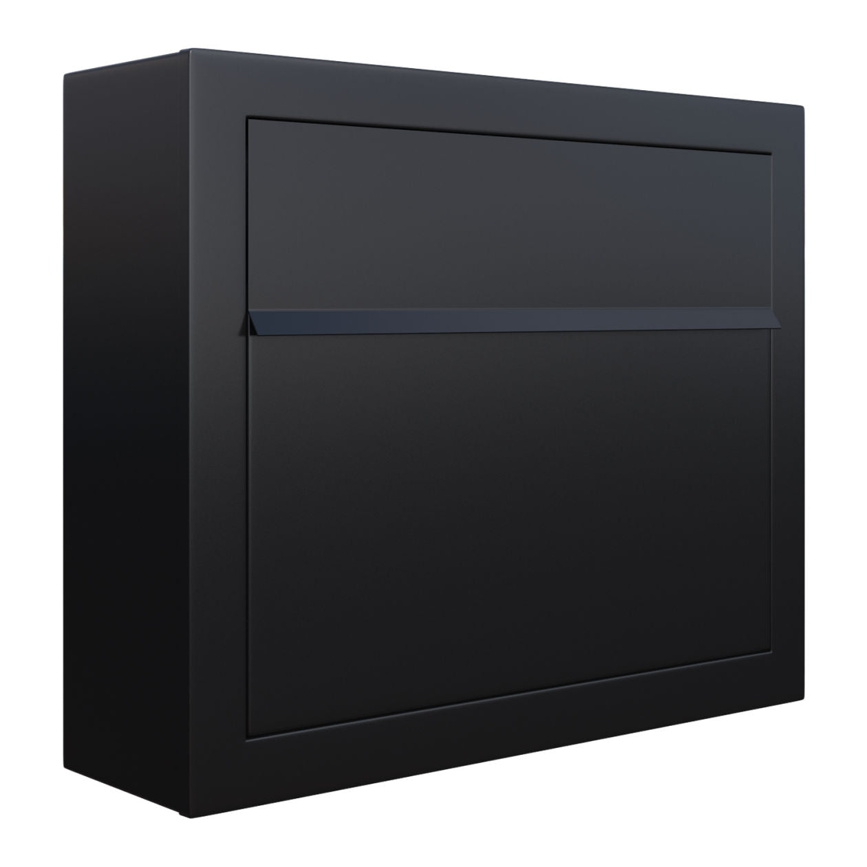 ELEGANCE by Bravios - Modern wall-mounted black mailbox