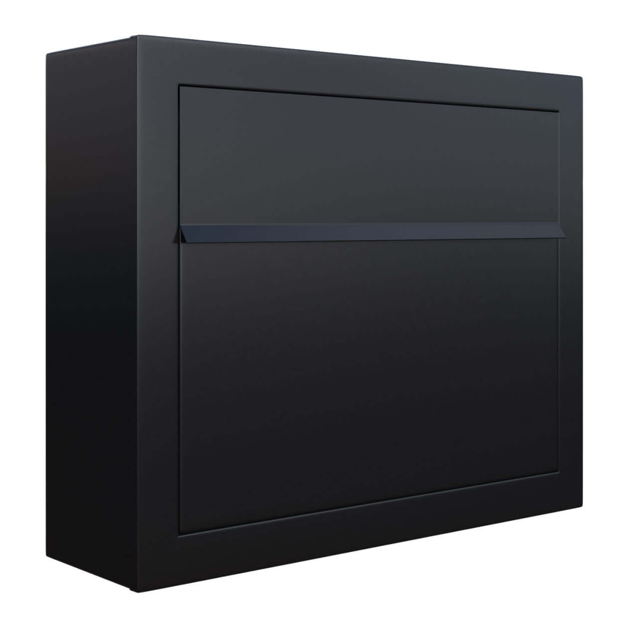 ELEGANCE by Bravios - Modern wall-mounted black mailbox