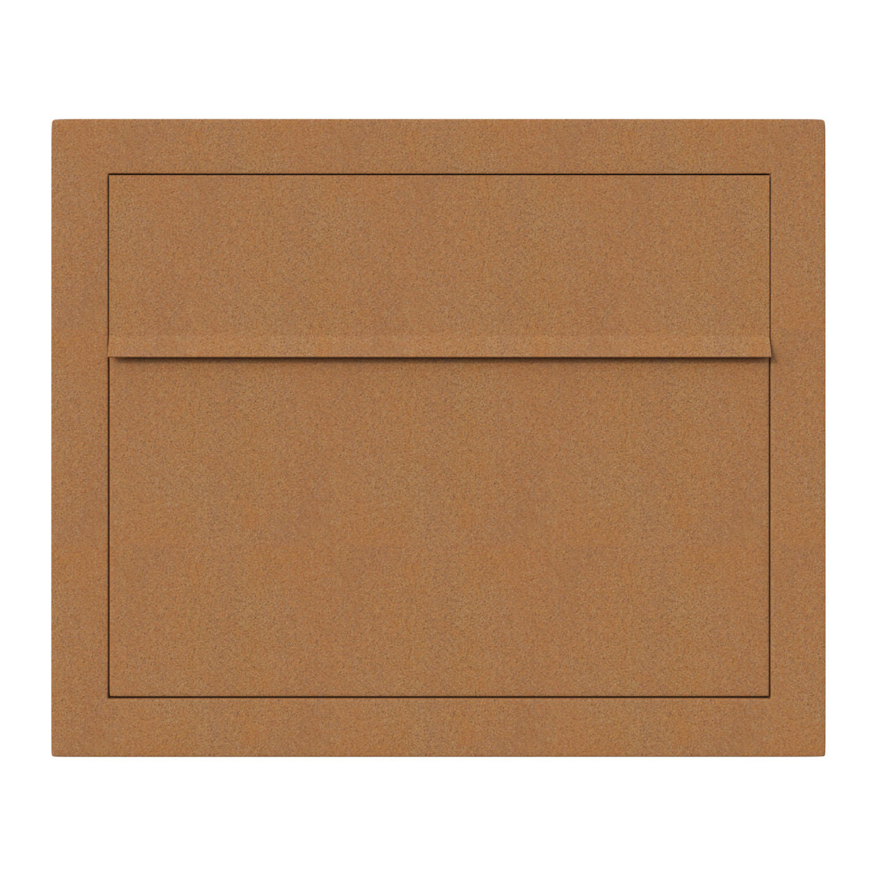 ELEGANCE by Bravios - Modern wall-mounted rust mailbox