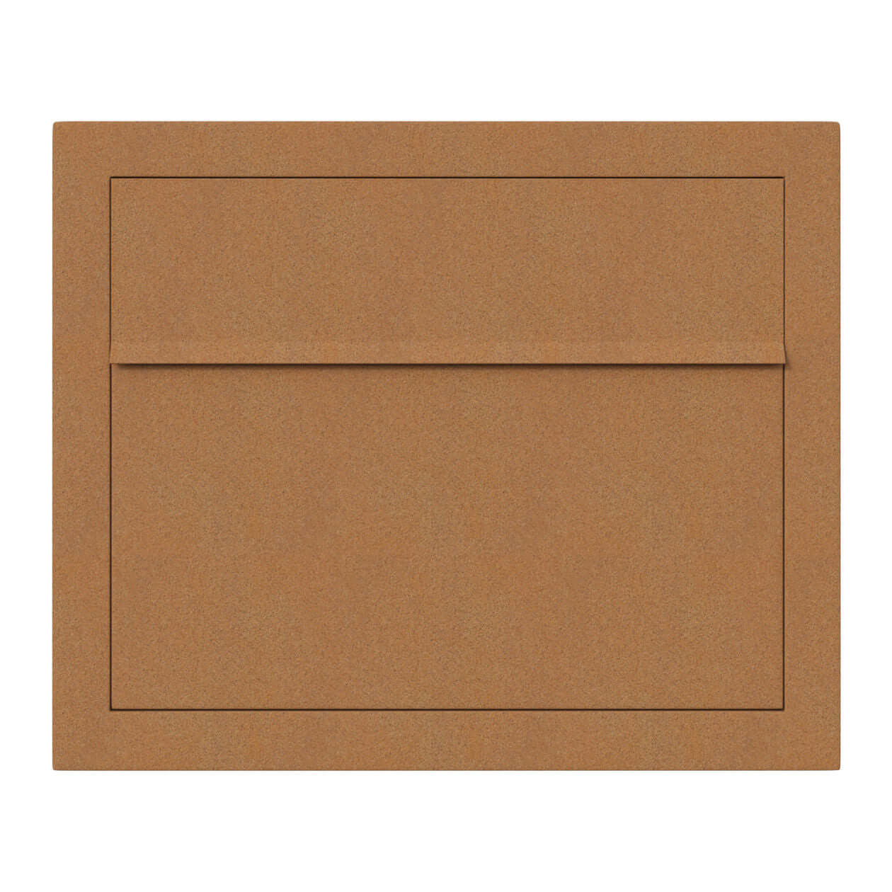 ELEGANCE by Bravios - Modern wall-mounted rust mailbox