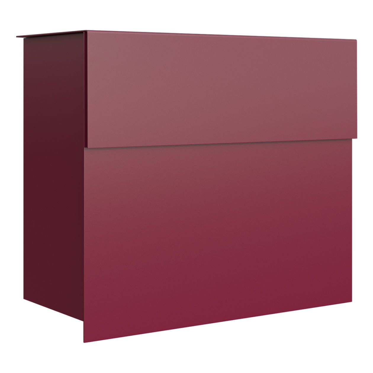 MOLTO by Bravios - Modern wall-mounted red mailbox