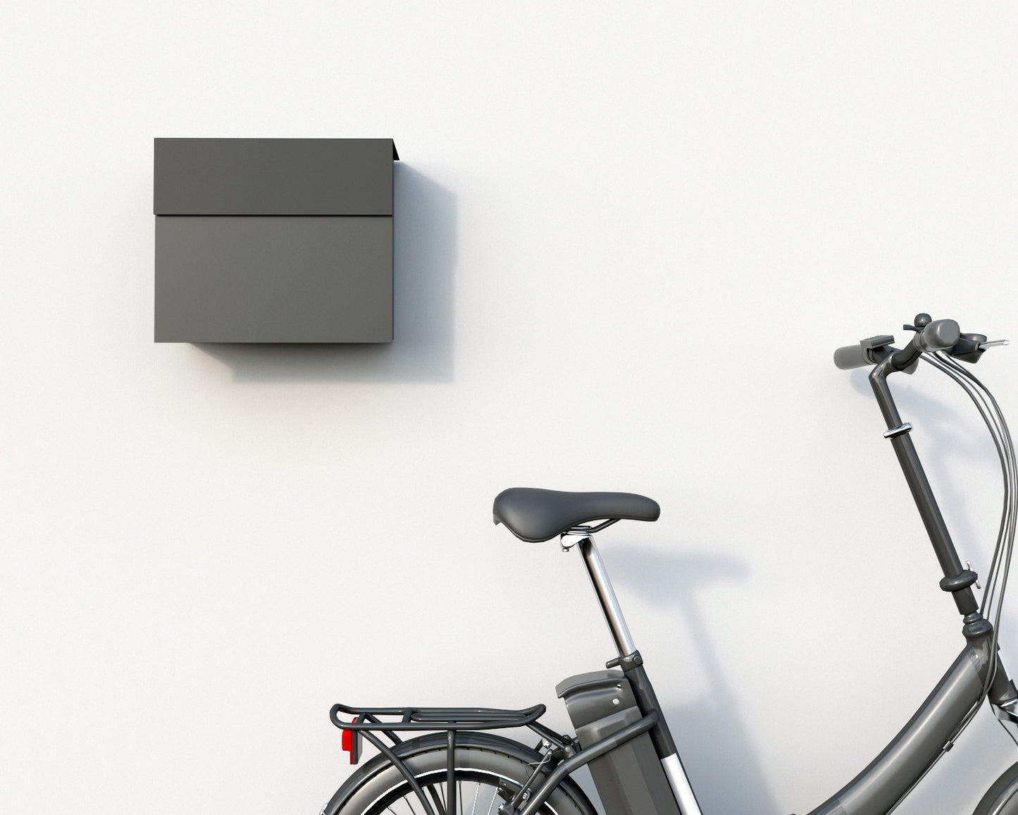 MOLTO by Bravios - Modern wall-mounted anthracite mailbox