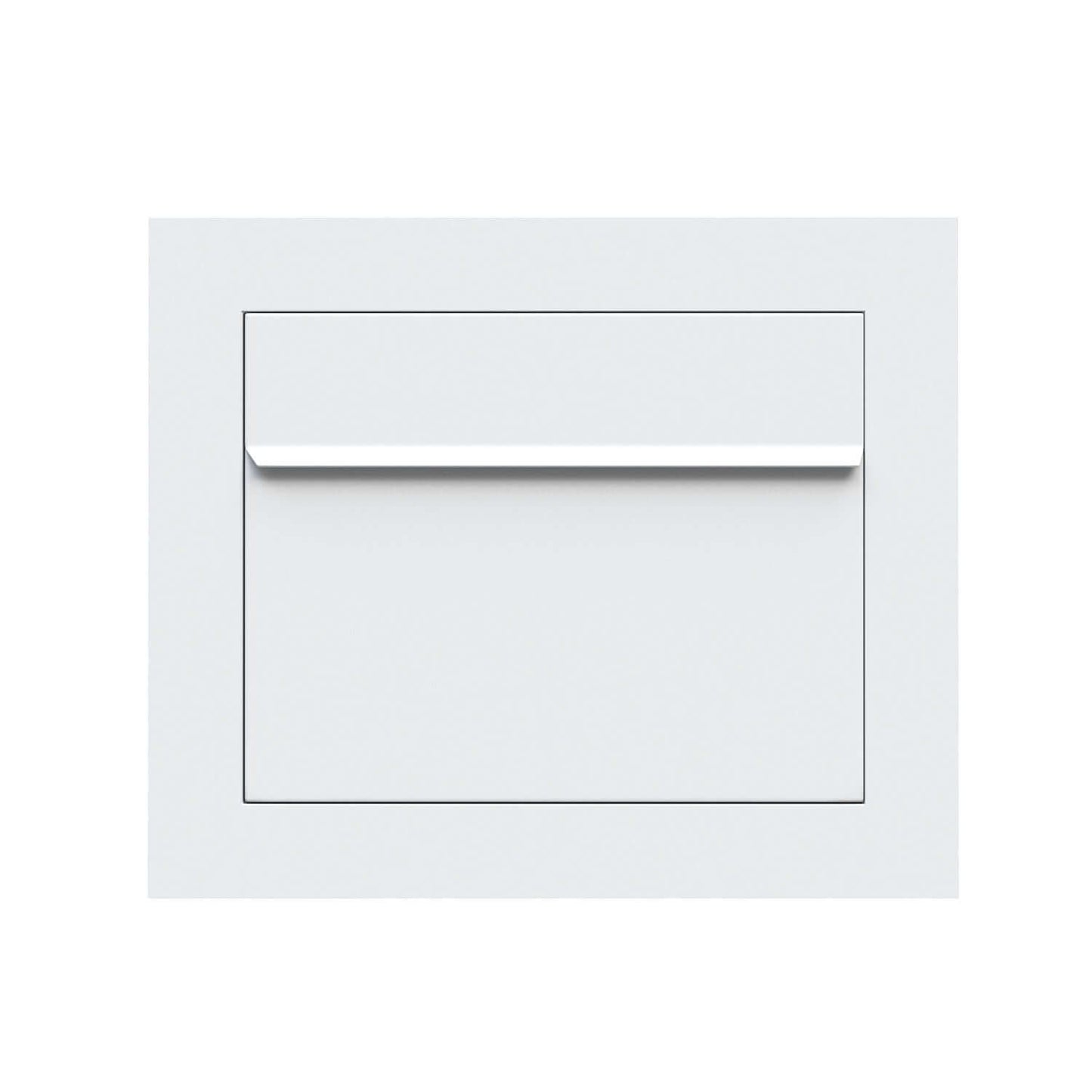 SORA by Bravios - Modern built-in white mailbox