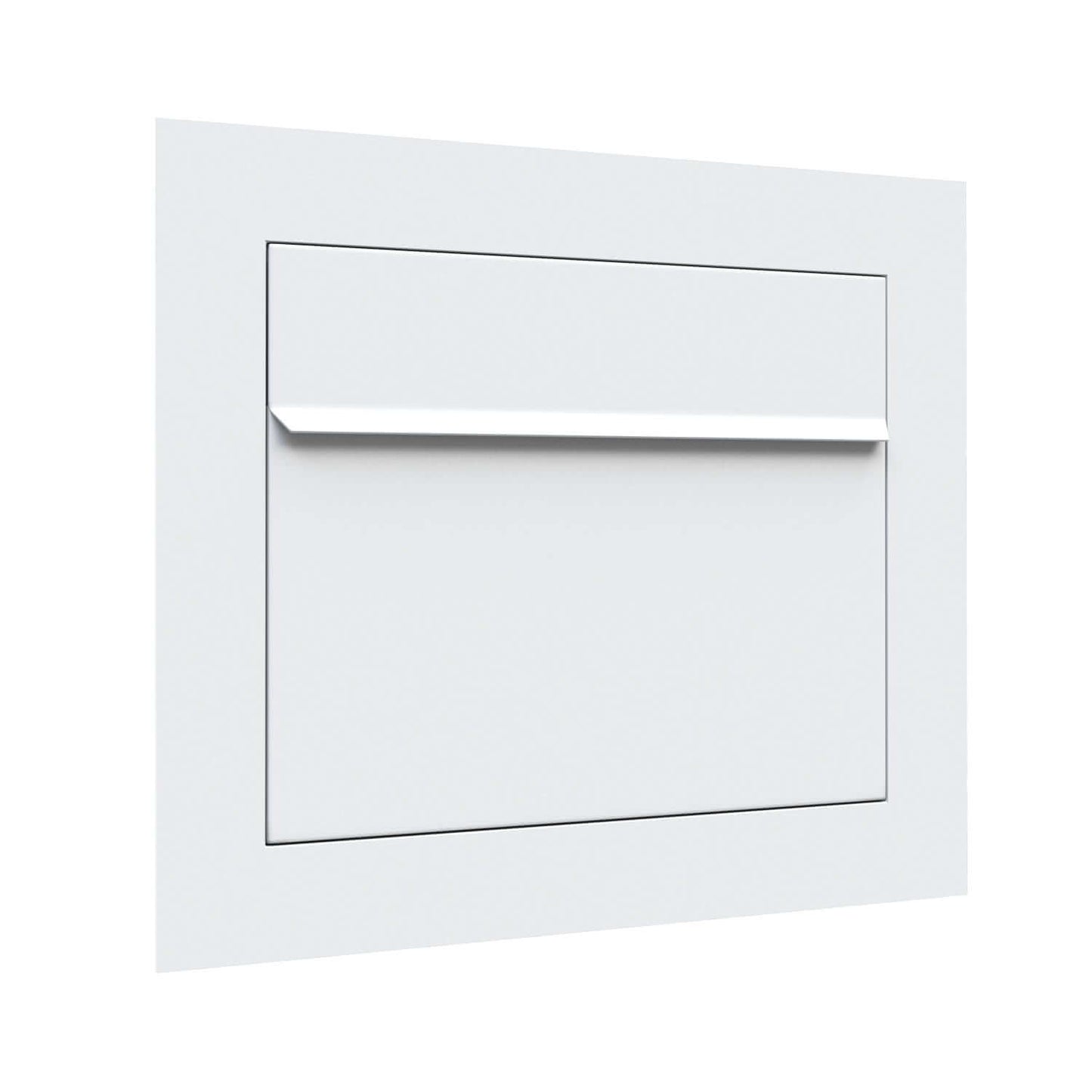 SORA by Bravios - Modern built-in white mailbox