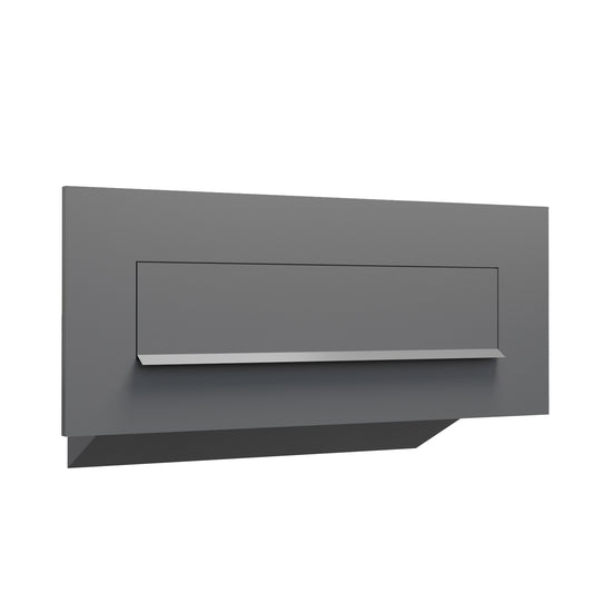 NOVA by Bravios - Modern built-in anthracite mailbox