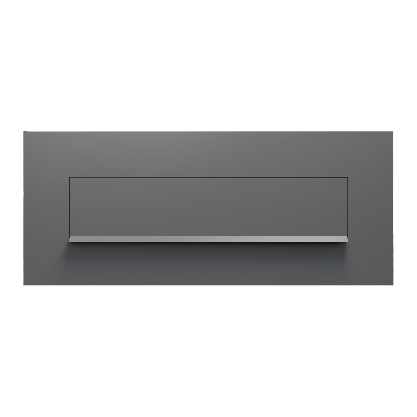 NOVA by Bravios - Modern built-in anthracite mailbox