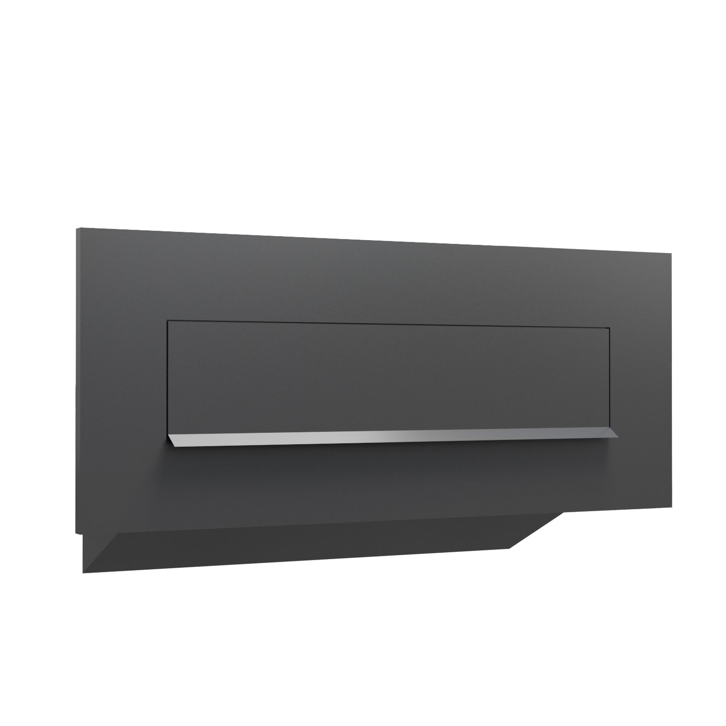 NOVA by Bravios - Modern built-in black mailbox