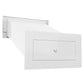 NOVA by Bravios - Modern built-in white mailbox