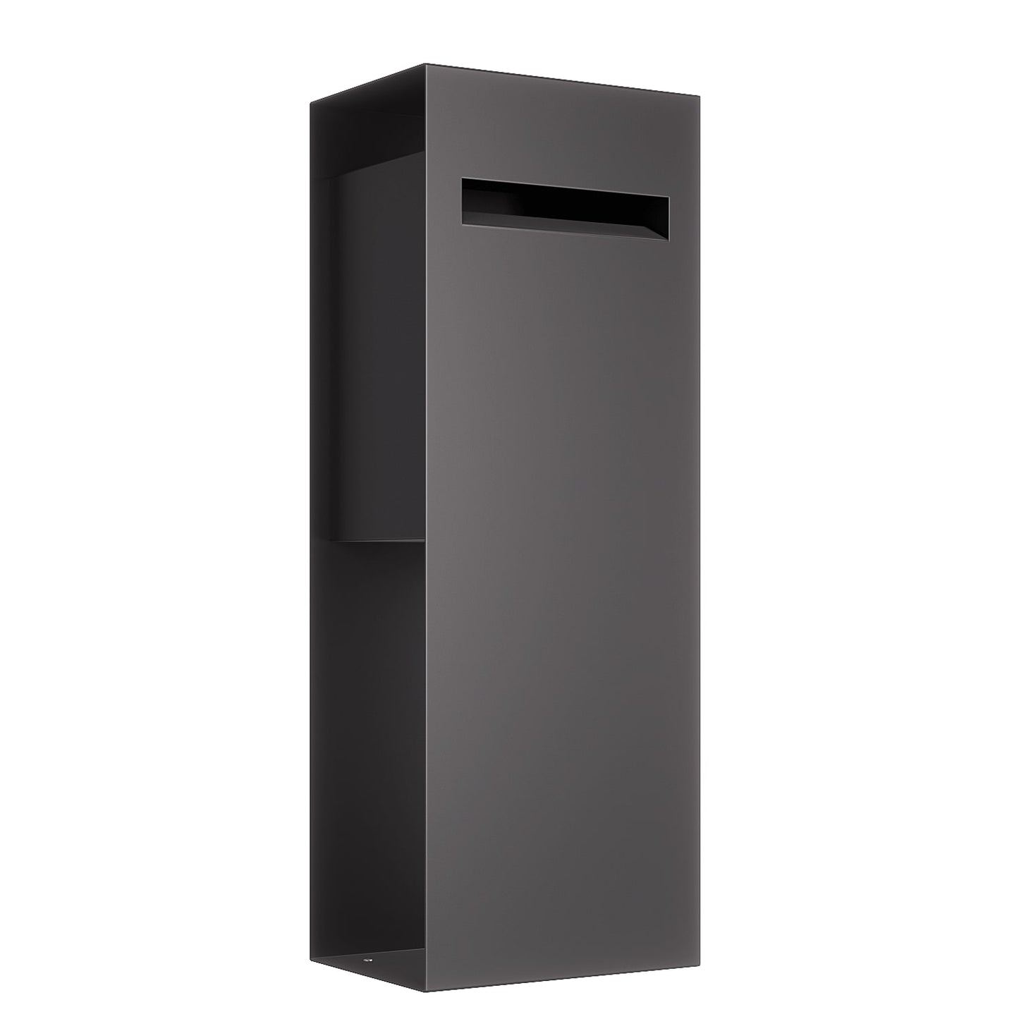Aleria by Bravios - Standalone black parcel drop box
