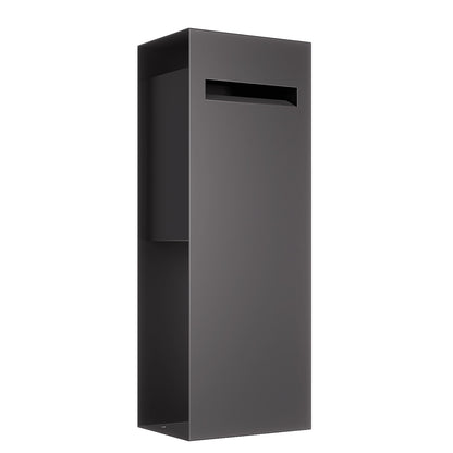 Aleria by Bravios - Standalone black parcel drop box