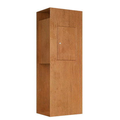 Aleria by Bravios - Standalone corten steel parcel drop box