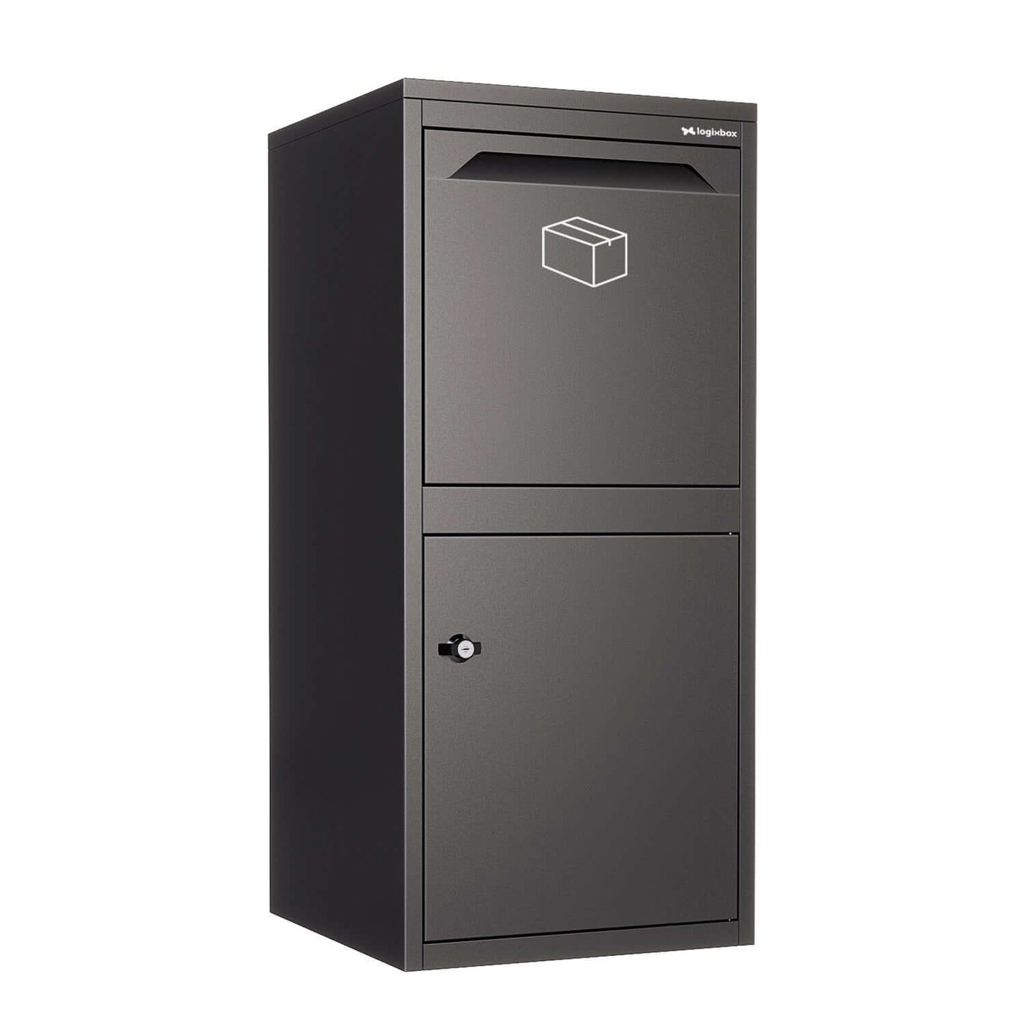 Trivento by Bravios - Standalone black parcel drop box