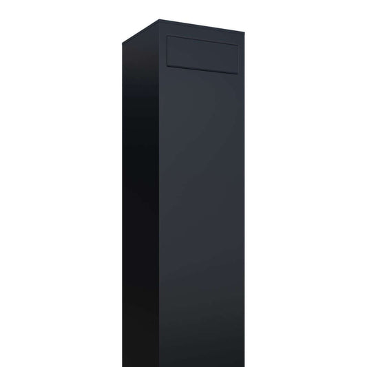 MONOLITH by Bravios - Standalone black mailbox (single unit)