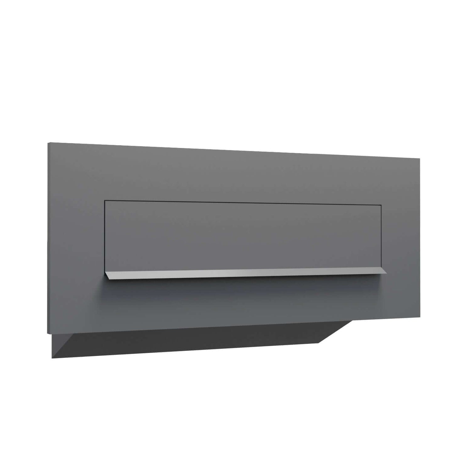 NOVA by Bravios - Modern built-in anthracite mailbox