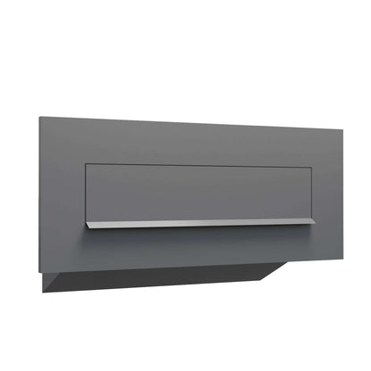 NOVA by Bravios - Modern built-in anthracite mailbox