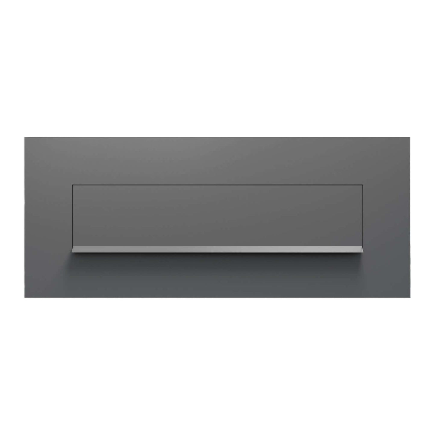 NOVA by Bravios - Modern built-in anthracite mailbox